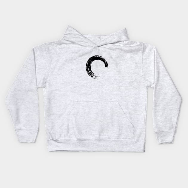 Circle Icon Kids Hoodie by Mzerart